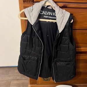 Calvin Klein hooded puffer vest